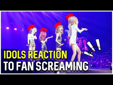 Kpop Idols Reaction To Fan Screaming (Blackpink, BTS, Red Velvet, Itzy...)