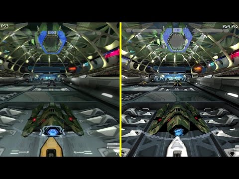 Wipeout Omega Collection PS3 vs PS4 Pro Graphics Comparison
