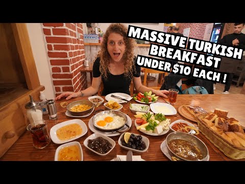 , title : 'Eating a MASSIVE Turkish Breakfast in Istanbul | Van Kahvaltı Evi | Istanbul Turkish Breakfast'