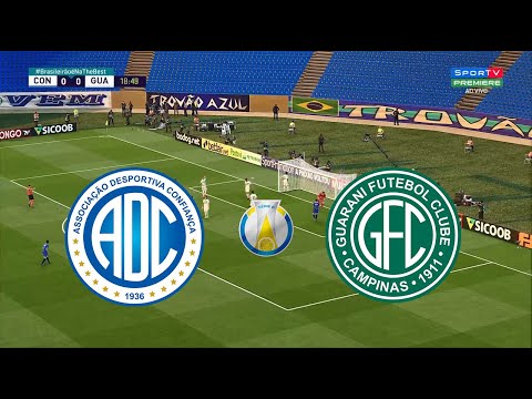 CONFIANÇA 1 X 4 GUARANI - CAMPEONATO BRASILEIRO SÉRIE B -  16/07/2021 - RODADA 12 - PES 2021