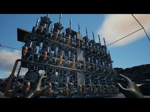 Satisfactory 1.0 Game (German) am Rocky Desert #66 Blueprinter Mk.5 und Aufbau von Raffinerie