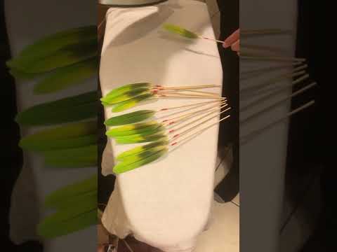 HOW TO IRON FEATHERS FOR PEYOTE FAN