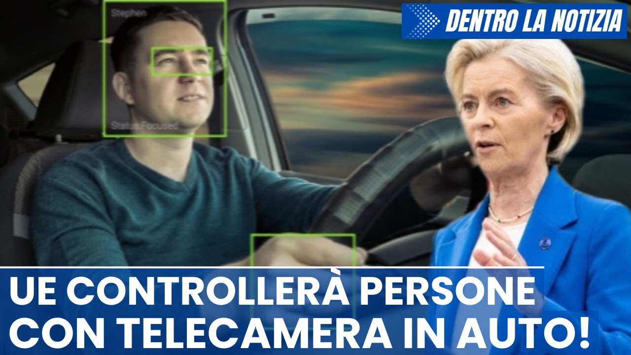 ATTENZIONE Da luglio OBBLIGO immatricolare auto con telecamera che sorveglia il conducente! I rischi