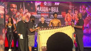 Ibrahim Mason vs Erik Hanley Full weigh in 