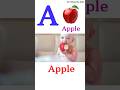 ABCD English Alphabets A For Apple Abcd Words A To Z Words Phonics Song Sridharaniekids