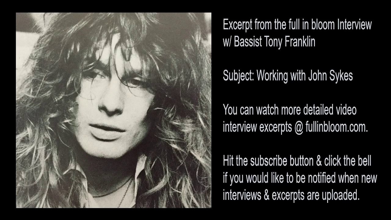 Blue Murder Bassist Talks John Sykes, the Breakup & Whitesnake