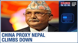 India took strong stand, China proxy Nepal climbs down