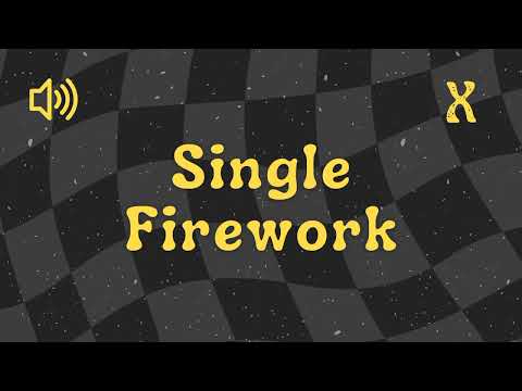 Single Firework - Sound Effect No Copyright