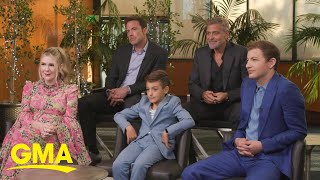 George Clooney and Ben Affleck talk about new film 'The Tender Bar' l GMA video