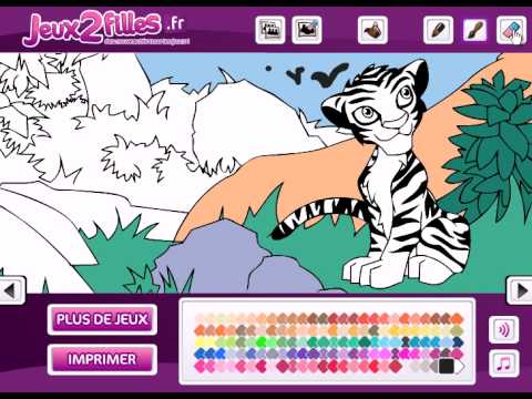 comment colorier un tigre