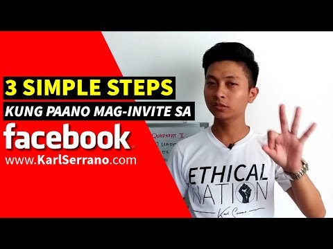 3 Simple Steps kung Paano Mag-Invite sa Facebook | Pinoy Networking Tips