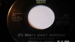 WENDY & BONNIE - It's what's really happening