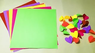 Very Easy Home Decoration Idea from Color Papers! Wall Decor Paper Peacock DIY