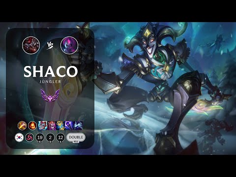 Shaco Jungle vs Evelynn - KR Master Patch 13.21