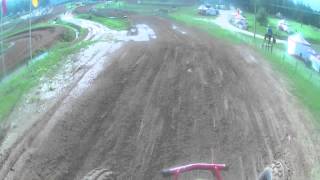 preview picture of video 'Onboard video - Practice Kegums, Latvia European Championship Quads Mike van Grinsven 10-08-2014'