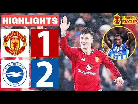 Manchester United vs Brighton 1-2 - All Goals & Highlights 🔥FA Cup 2026 🔥 Šeško Goal