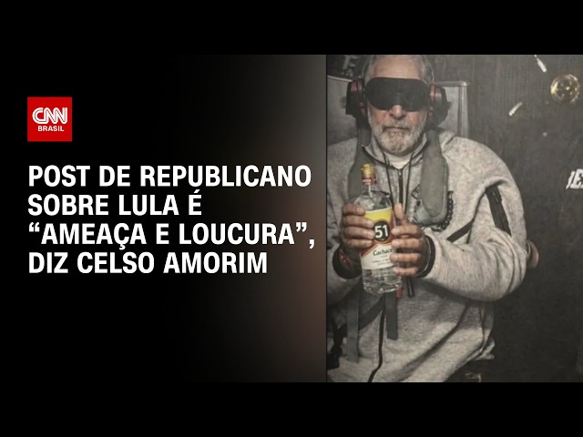 Amorim diz que post de republicano sobre Lula é “ameaça e loucura”; entenda | CNN 360°