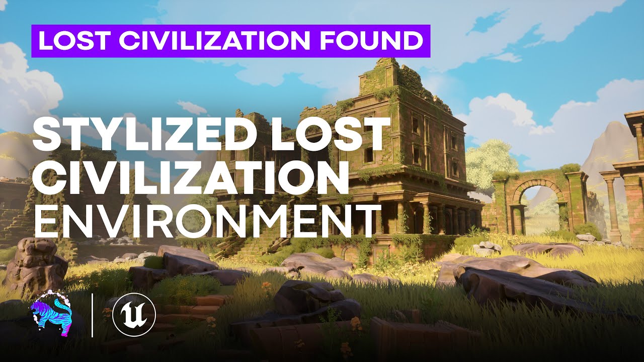 Stylized Lost Civilization Environment | Showcase | Unreal Engine | Game-Ready Assets