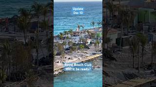 Will it be ready in time? Royal Caribbean Royal Beach Club.