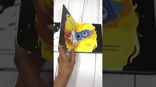 Zoom Space Adventure Board Book with cut out pages and a large pop up super nova