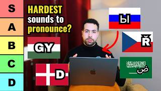 I ranked the HARDEST sounds to pronounce