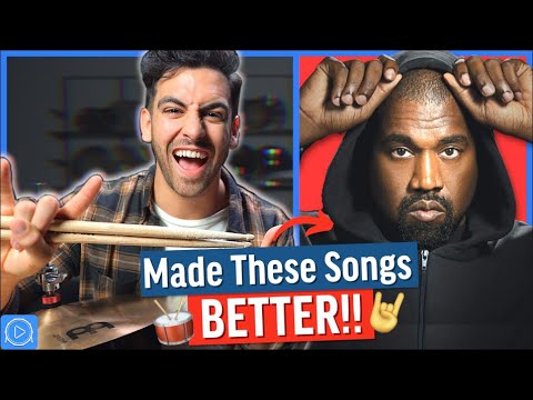 I Added ROCK DRUMS To These RAP Songs (Made Them BETTER!)