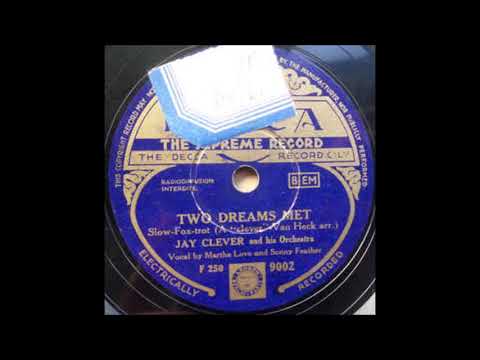 Jay Clever and his orchestra ‎- Two dreams met