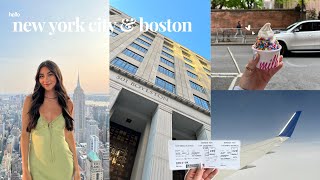 New York City & Boston ☁️ | girls trip to america part 1