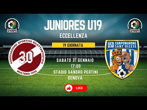 19P-R U19 MULTEDO 1930 - CAMPOMORONE SANT’OLCESE