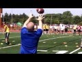 QB skills/drills FBU camp June 2016