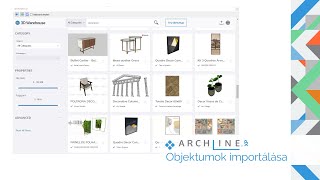 Objektumok importálása a 3D Warehouseból - ARCHLine.XP