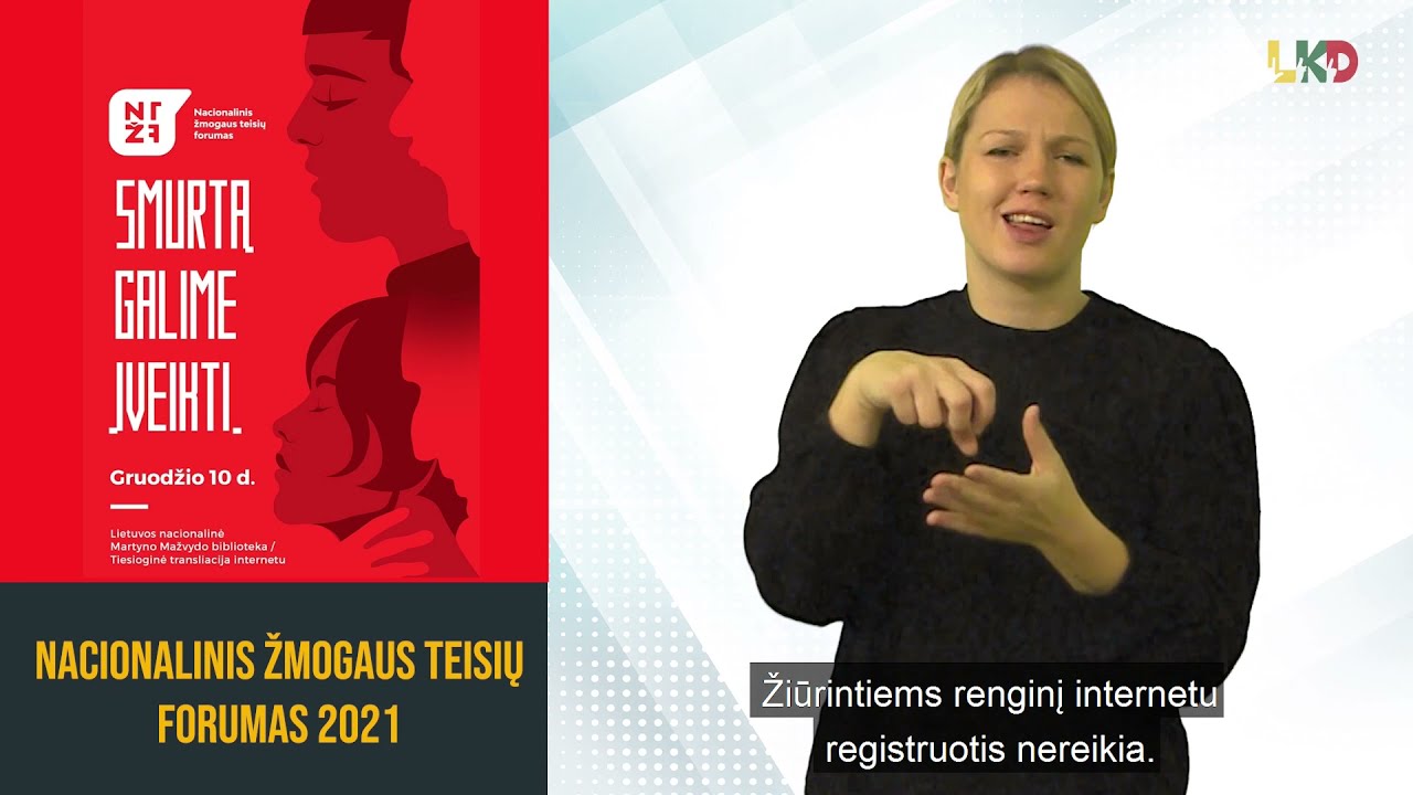 Nacionalinis žmogaus teisių forumas 2021