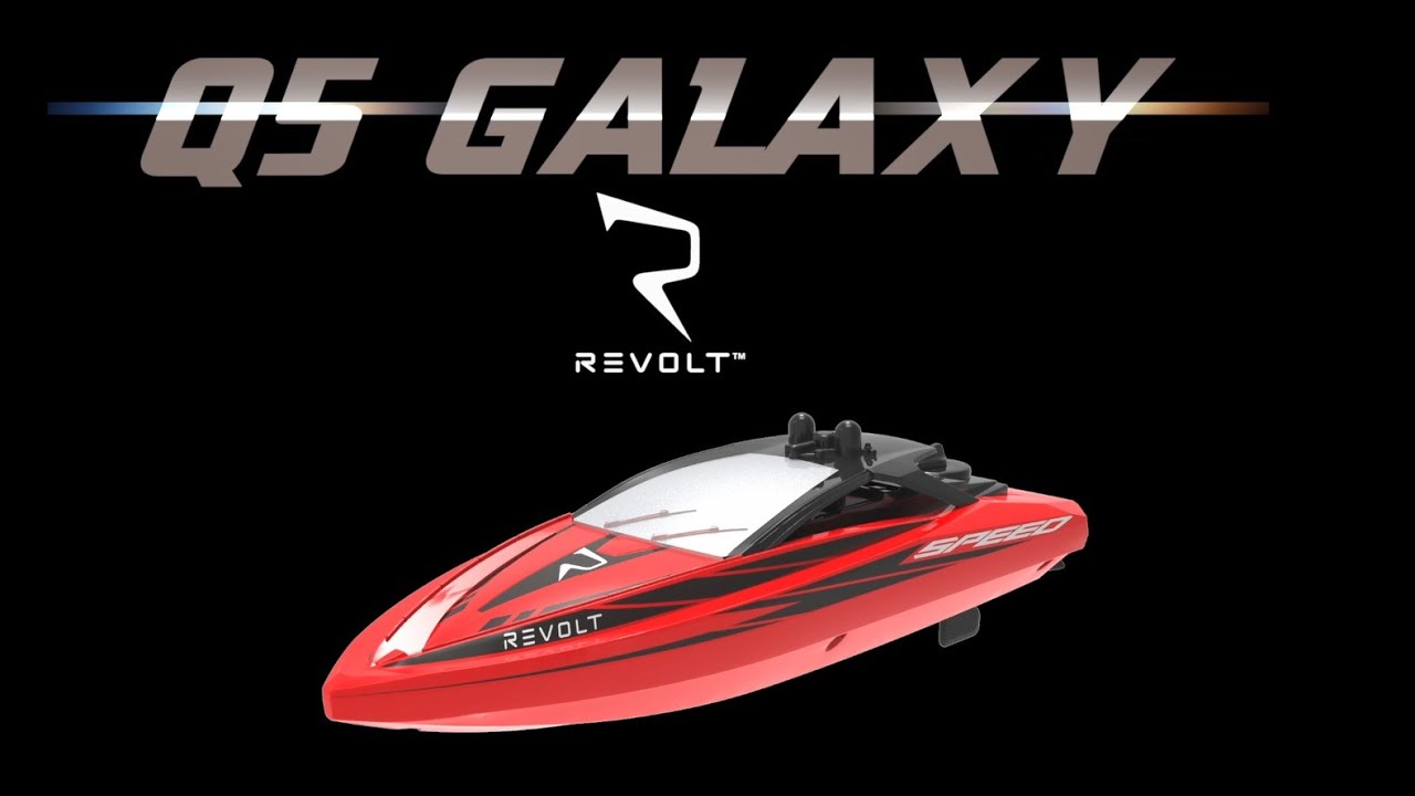 RC loď Revolt Q5 Galaxy, červená