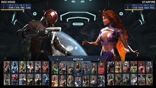 Injustice 2 Red Hood VS Starfire