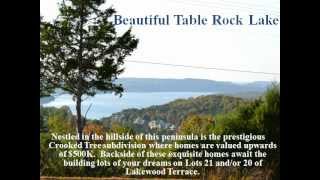 preview picture of video 'Table Rock Lakefront Lots, Lakewood Terrace'