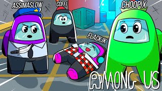 ИГРАЮ ЗА ПРЕДАТЕЛЯ В AMONG US С ЮТУБЕРАМИ И СТРИМЕРАМИ