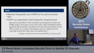 Security Onion 2016: C2 Phone Home - Eric Conrad
