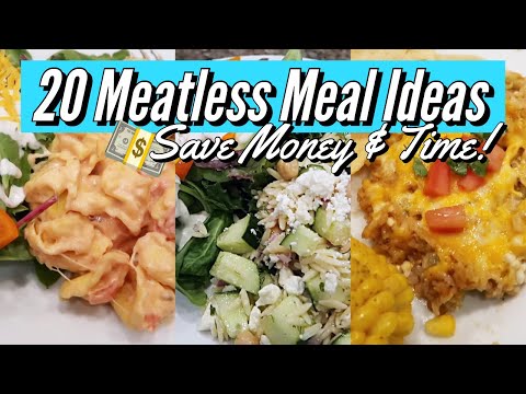 MEATLESS MEAL IDEAS to SAVE TIME and MONEY // EASY MEALS for the entire FAMILY!