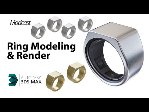 Beginner Tutorial: Ring Modeling in 3ds Max & KeyShot