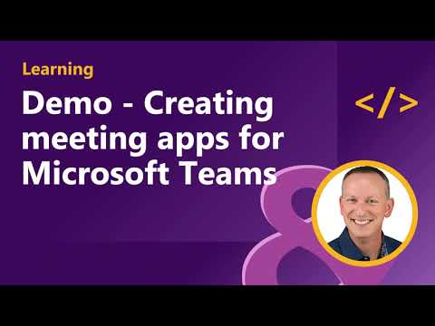DEMO Creating meeting apps for Microsoft Teams