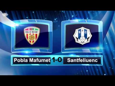 Resumen del Pobla Mafumet 1-0 Santfeliuenc