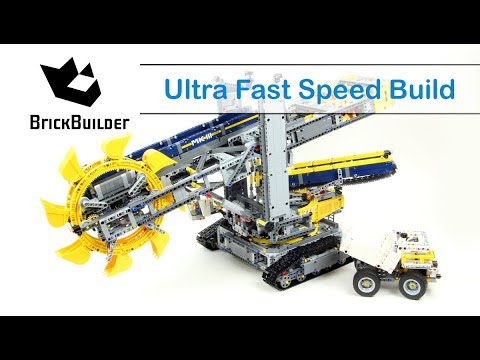 LEGO TECHNIC 42055 Bucket Wheel Excavator - Ultra Fast Speed Build for Collecrors