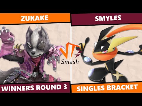 VT Sept Monthly: Winners Round 3 - Zukake (Wolf) vs Smyles (Greninja) SSBU Singles