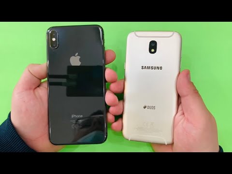 iPhone XS MAX vs Samsung Galaxy J5 Pro