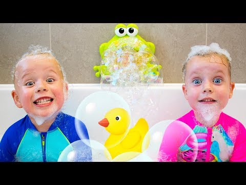 Bath Song +More Nursery Rhymes Kids Songs by Gaby and Alex