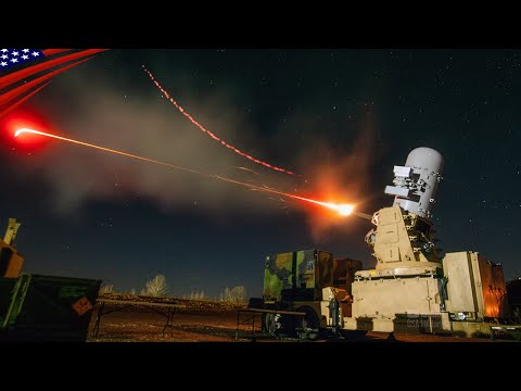 Land Phalanx Live Fire: 20mm Gatling Gun Blasting 75 Rounds/Second