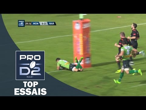TOP Essais de la J9 – PRO D2 – Saison 2016-2017