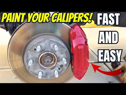 HOW to PAINT Silverado Calipers WITHOUT Removing Them!