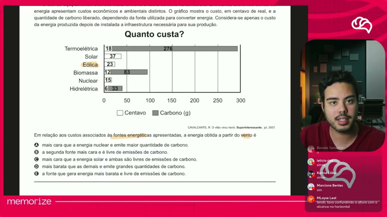 Resolução em Vídeo — Questão 92 ENEM 2020 PPL