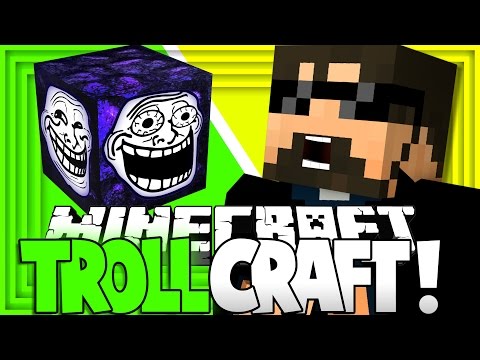 I'M BLIND and in THE WOODS! in Minecraft: Troll Craft!